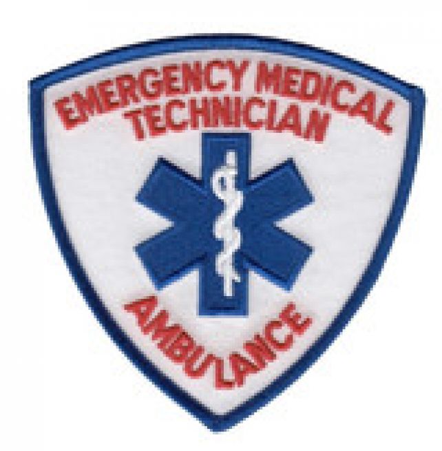 EMERGENCY MEDICAL TECHNICIAN, AMBULANCE PATCH - SEW ON